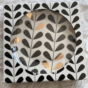 Set of 4 Macy's Designer Dessert Plates - 14K Gold